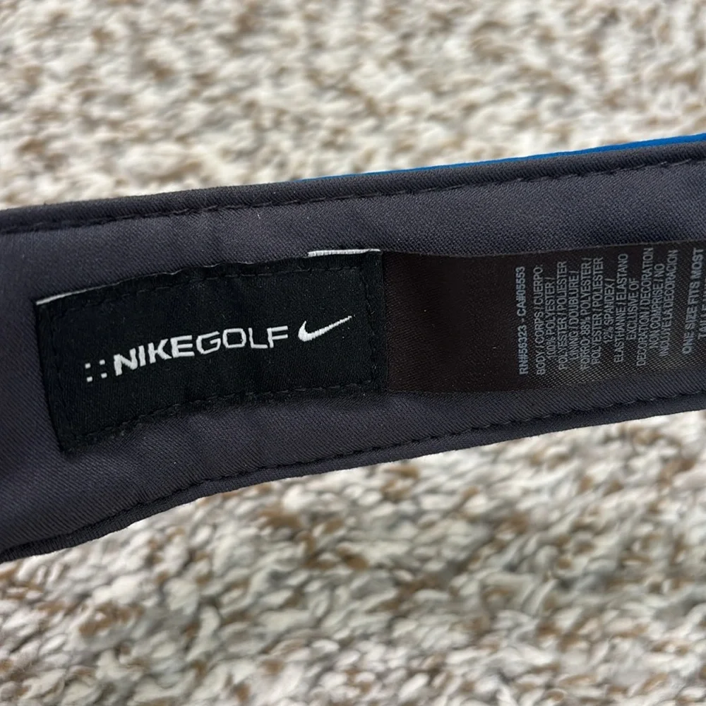 Nike Golf RZN VRS blue visor